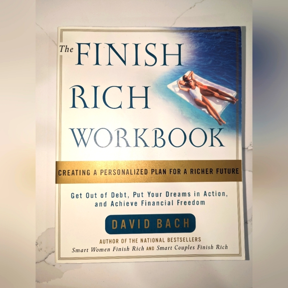3 David Bach books. EUC. Finish rich workbook. Couples rich & woman rich.